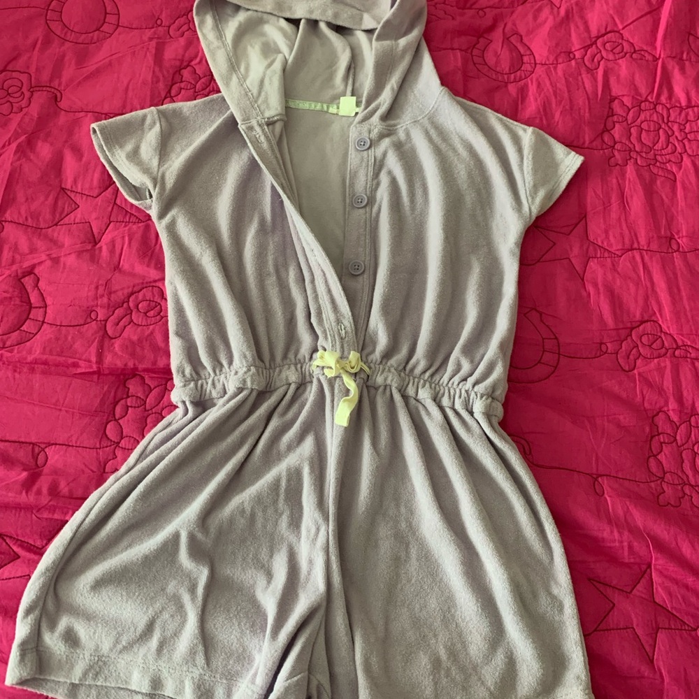J. Crew Gray Jumpsuit with Adjustable Waist